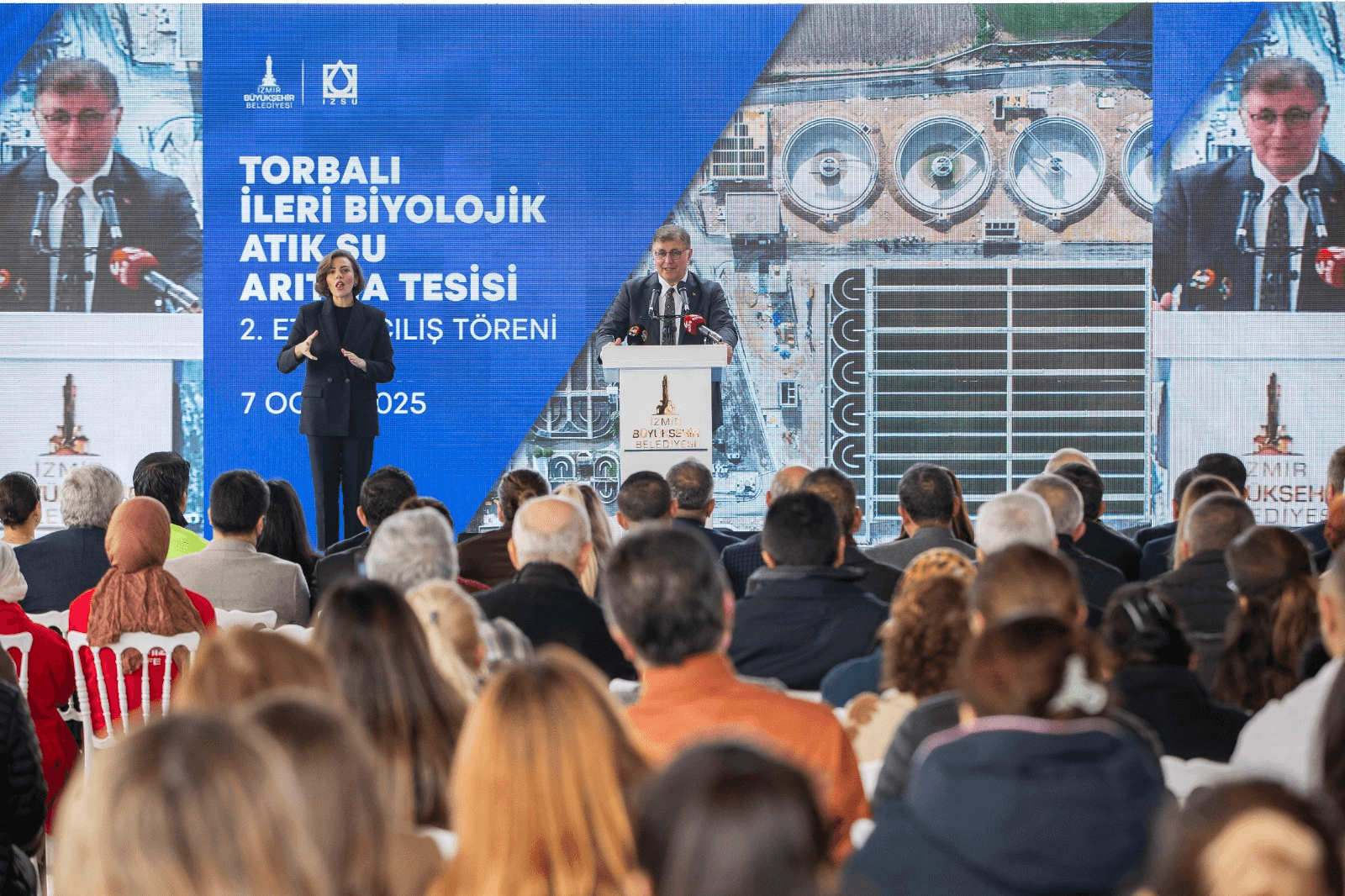İzmir’in En Büyük İkinci Atık Su Arıtma Tesisinin Açıldı